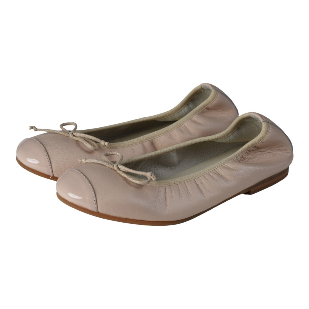 1537 - Pink Soft Leather Flats for Girl by London Kids London Kids
