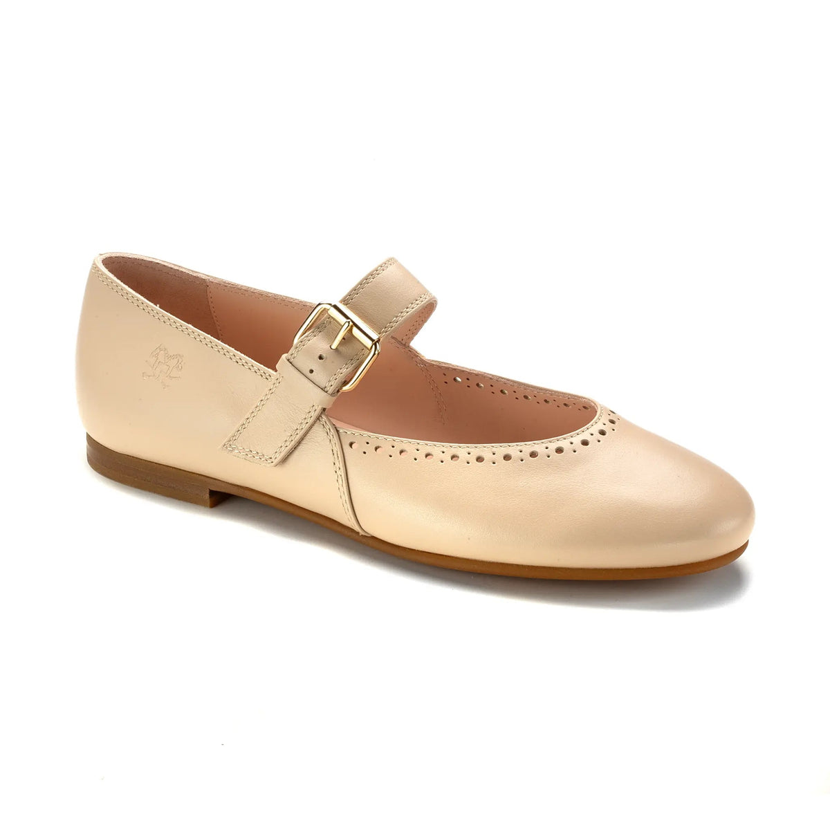 1708 - Bamboo Leather Girls Dressy Mary Jane London Kids