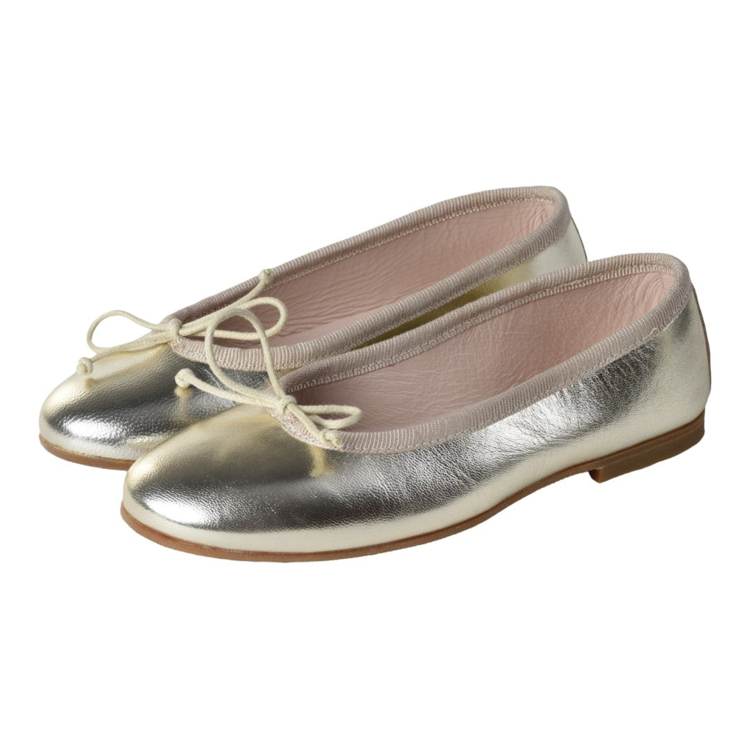 1912 - Gold Soft Leather Flats for Girl/Teen/Women by Galluci Galluci