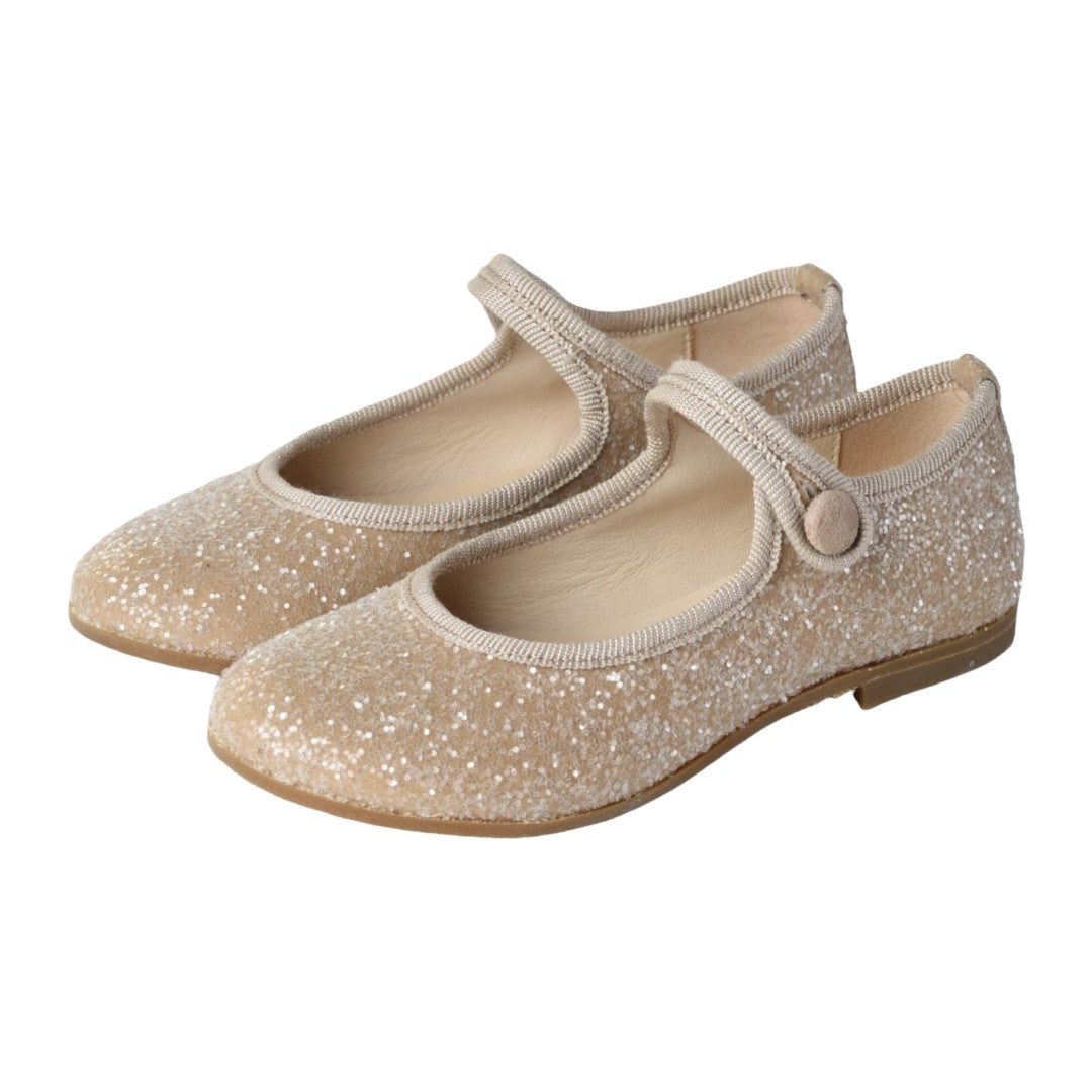 1916 - Beige Glitter Strap for Girl by Galluci Galluci