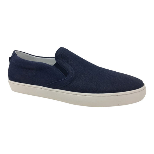 19607 - Navy Soft Leather Sneaker for Girl by Beberlis Beberlis