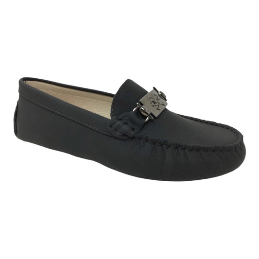 2499 - Gray Sahara Leather Soft Loafer for Girl/Teen/Women by London Kids London Kids