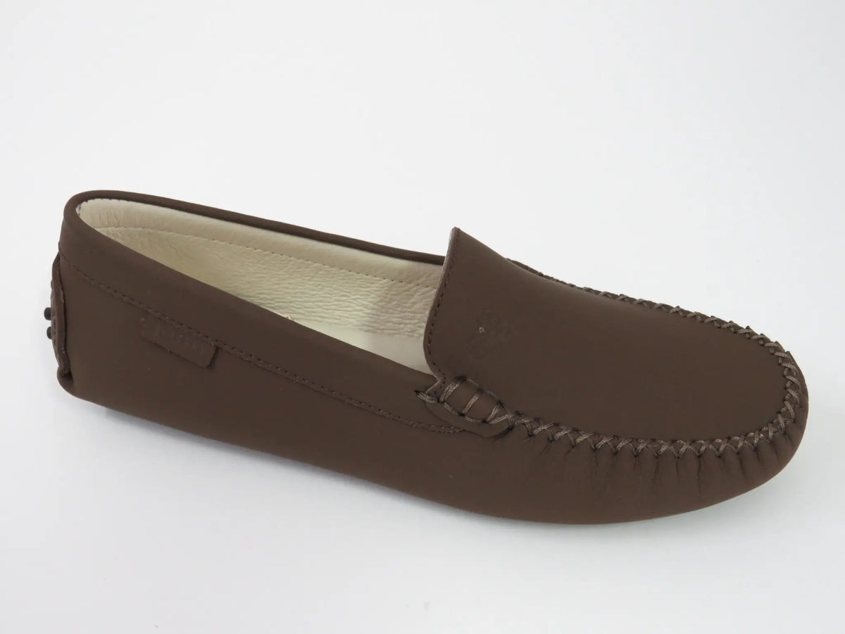 2549 - Brown Medium Sahara Girls Loafer London Kids