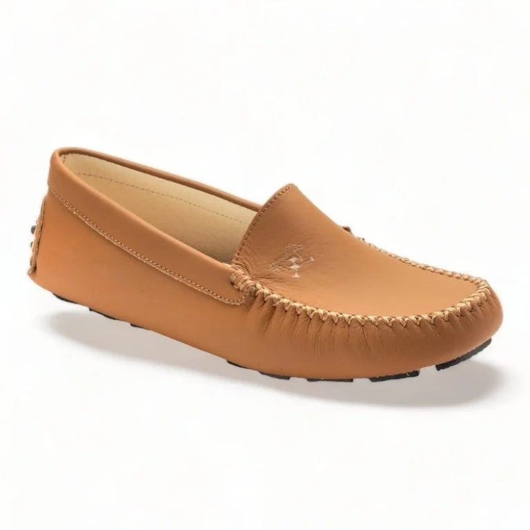 2549 Girls Casual Loafer in Luggage Sahara color