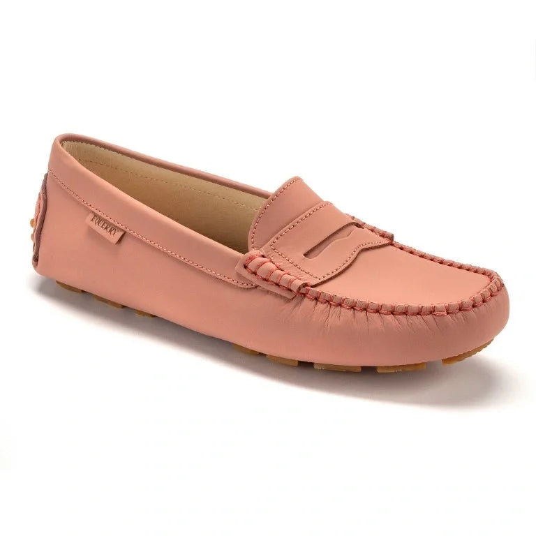 2582 Salmon Sahara Girls Mocassin Loafer, crafted in Italy