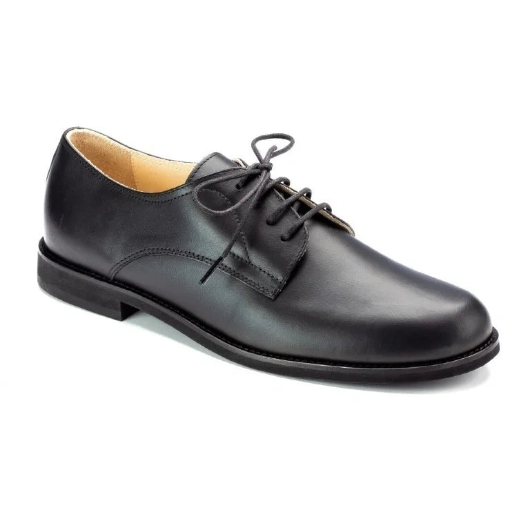 Black Soft Leather Lace for Boy/Girl by London Kids – London Kids Shoes