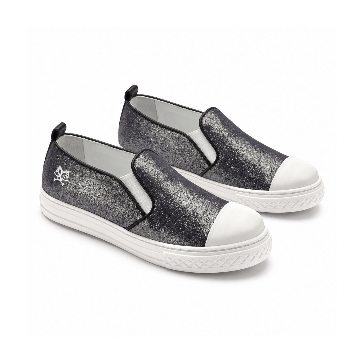 807 - Navy Soft Leather Sneaker for Girl/Boy by London Kids