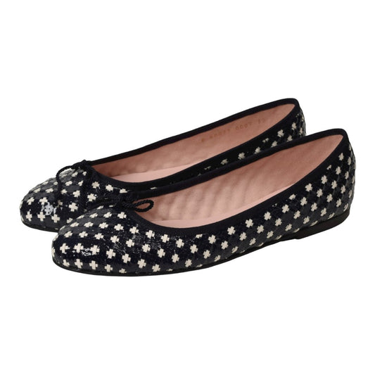 43779 - Navy Patent Leather Flats for Teen/Women by Pretty Ballerinas Pretty Ballerinas