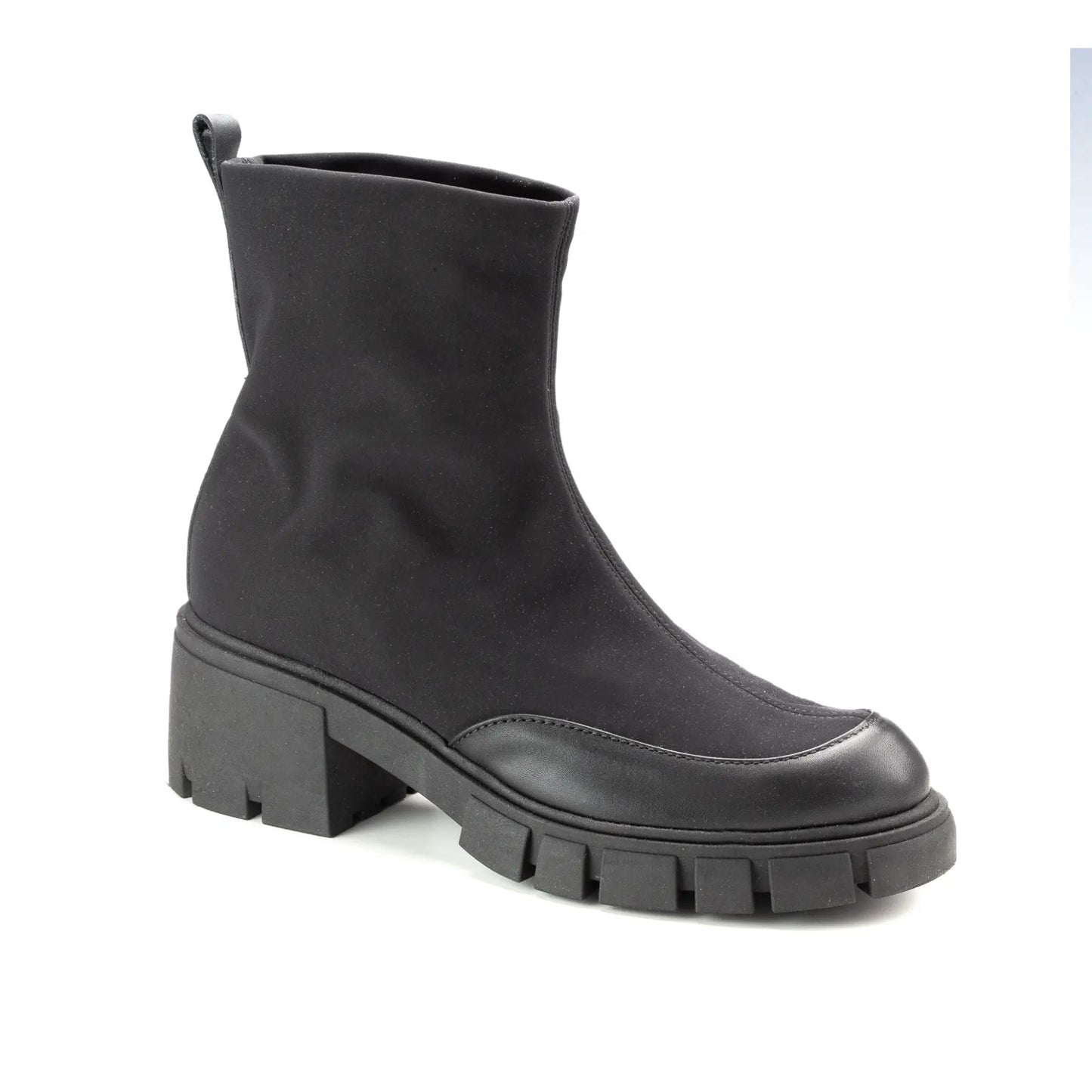 50900 - Black Stretch '50900 - Black Stretch Teen Bootie by Pretty Ballerinas' Pretty Ballerinas