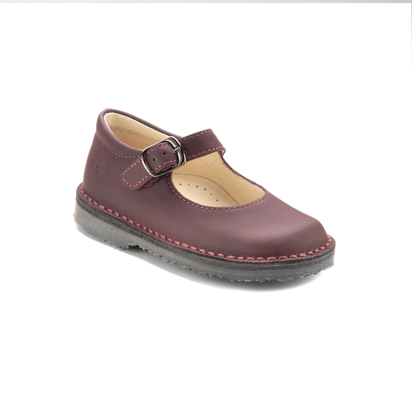 634 Bordo Sahara Girls Strap Shoe, perfect for toddlers