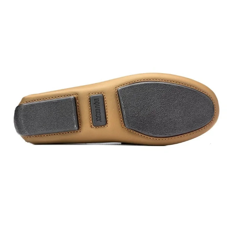 Girl's Carob Sahara Mocassin Fringe Style Loafer