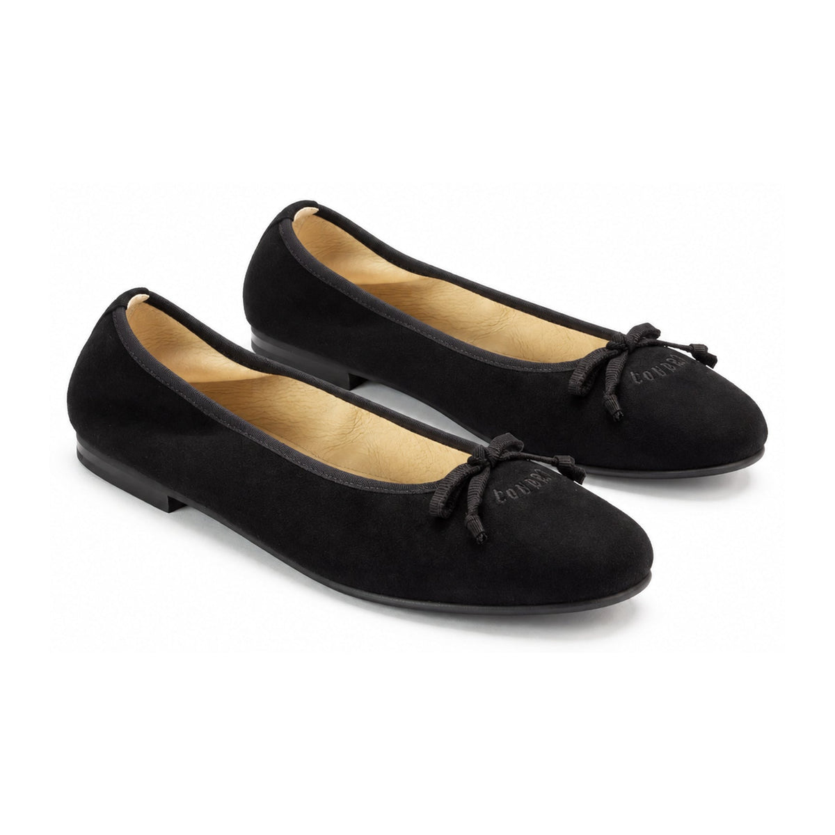 Black Suede Flats for Girl/Teen/Women by London Kids
