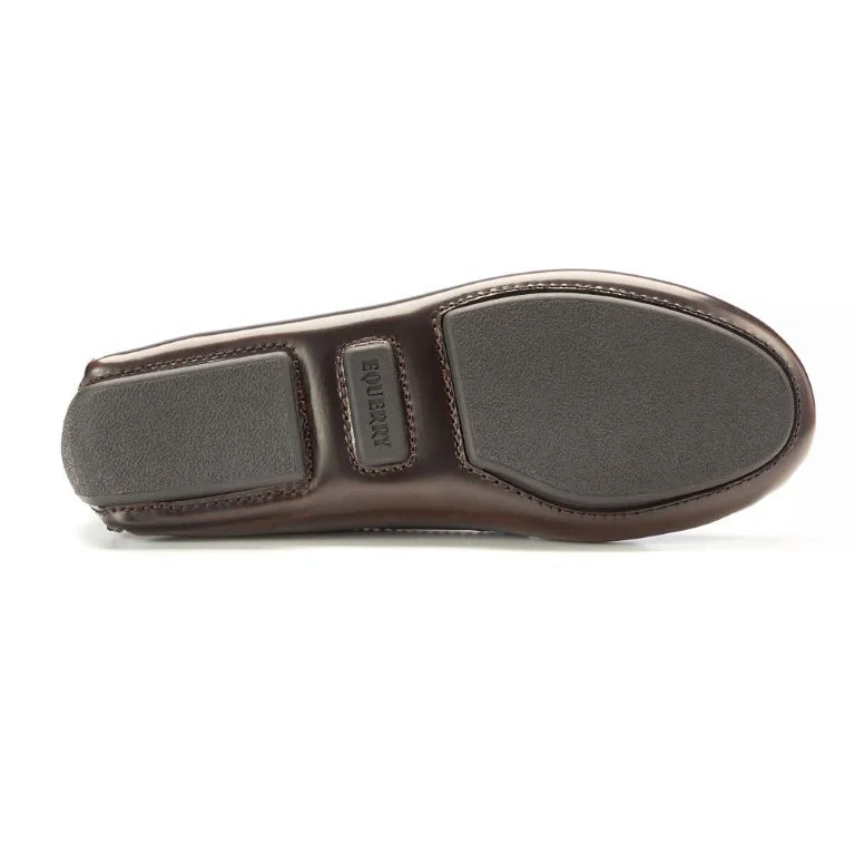 Brown Polished Leather Soft Loafer for Girl by London Kids