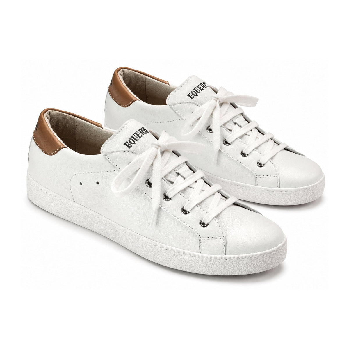 Off White Leather Lace Summer Sneaker for Girls