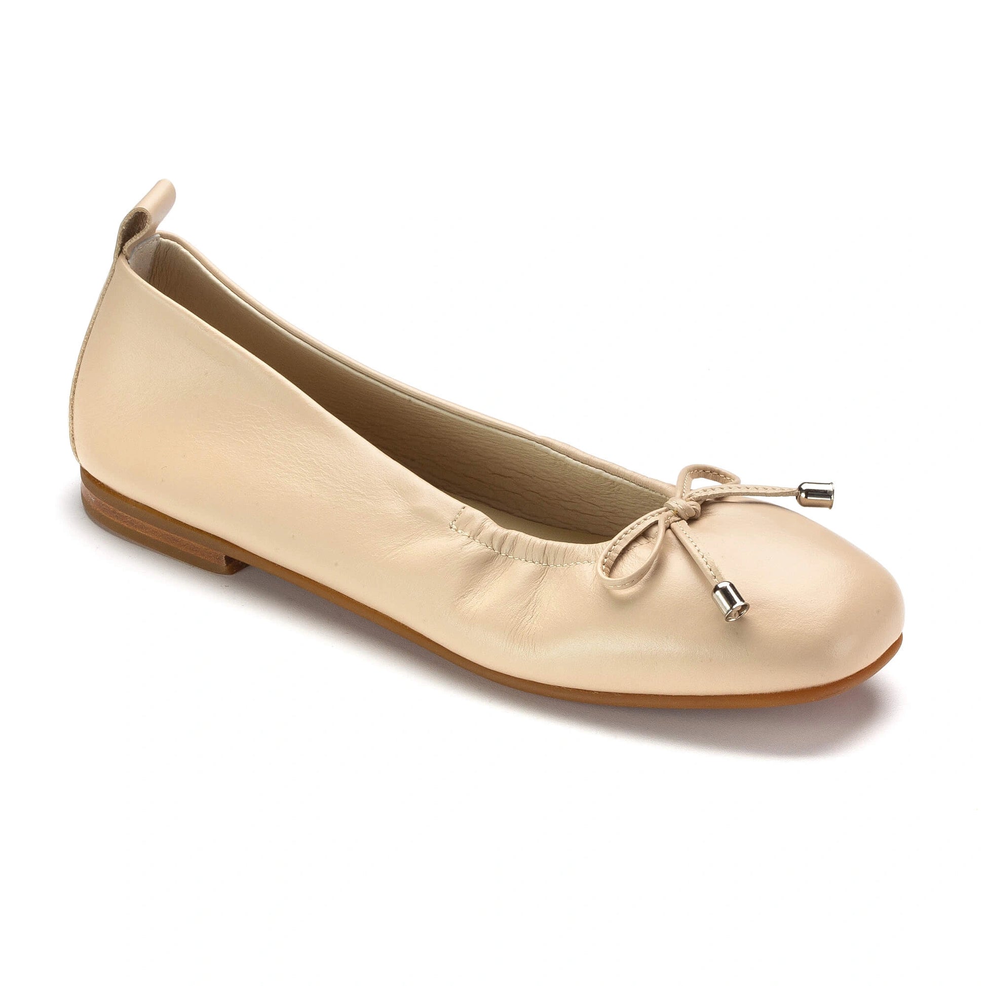 Buy Girls Cream Leather Ballet Flats | Made in Italy London Kids Shoes Buy Girls Cream Leather Ballet Flats | Made in Italy London Kids Shoes