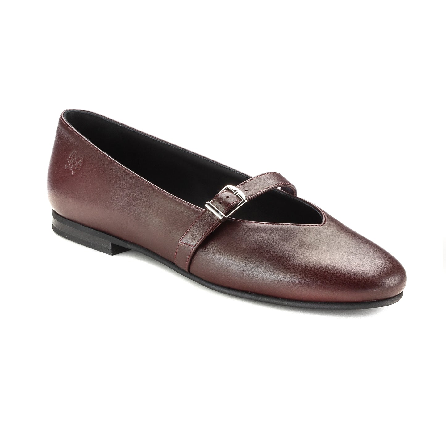 Bordo leather strap shoe for teens, made in Italy