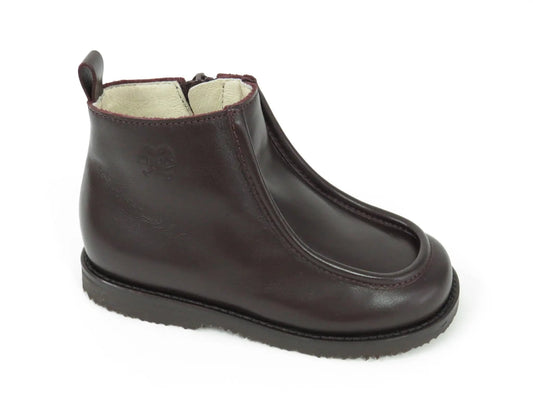 1699 - Bordo Leather Toddlers Bootie London Kids