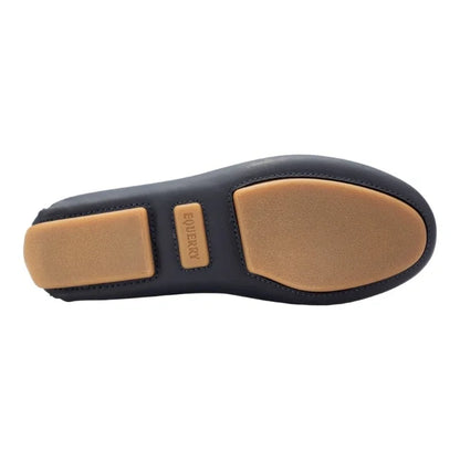 Navy Sahara with Beige Stitch Classic Penny Mocassin for Girls