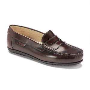 2487 - Brown Polished Leather
