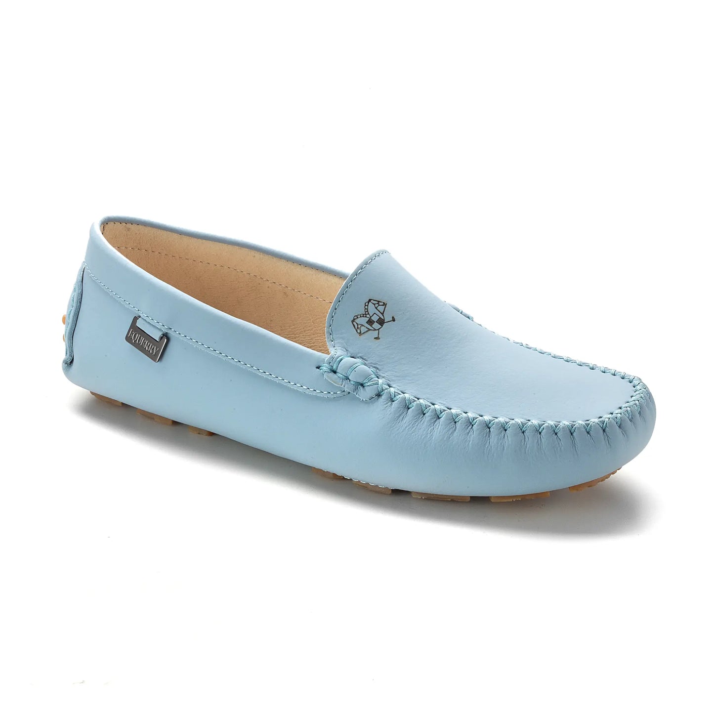 2549 Arctic Blue Sahara Girls Loafer, made in Italy