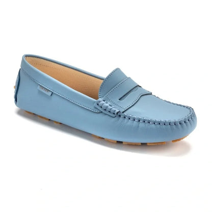 Denim Sahara Girls Mocassin Loafer casual shoe made in Italy