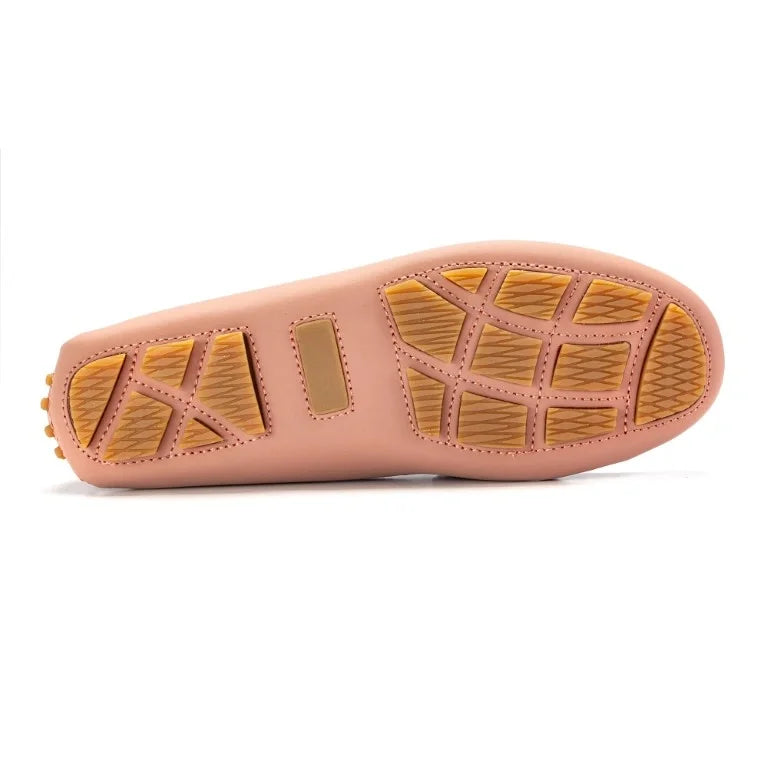 2582 Salmon Sahara Girls Mocassin Loafer, crafted in Italy