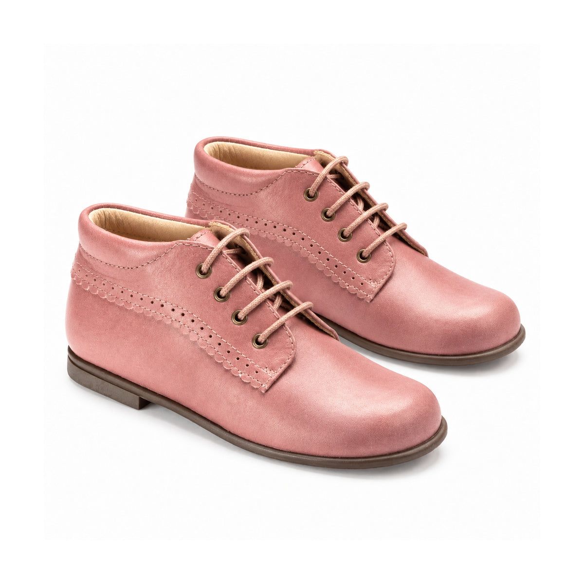 Gael - Rose Leather Baby High Top