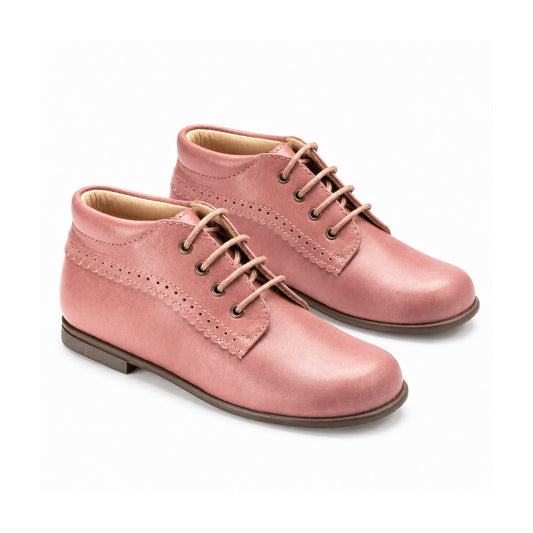 Gael - Rose Leather Baby High Top