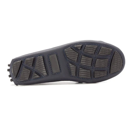 26990 - Navy Sahara Girls Mocassin, soft and stylish Italian loafers