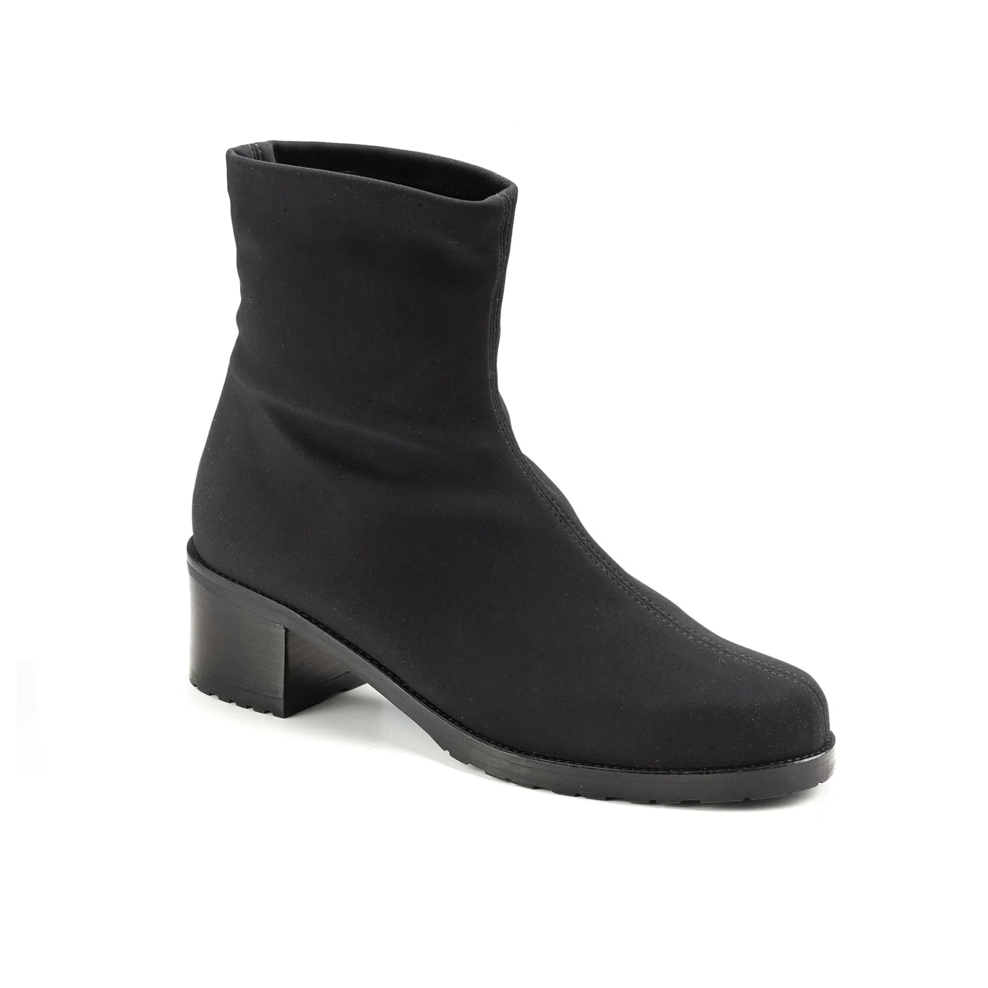 50923 - Black Stretch Teen Bootie Pretty Ballerinas