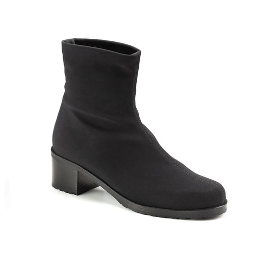 50923 - Black Stretch Teen Bootie Pretty Ballerinas