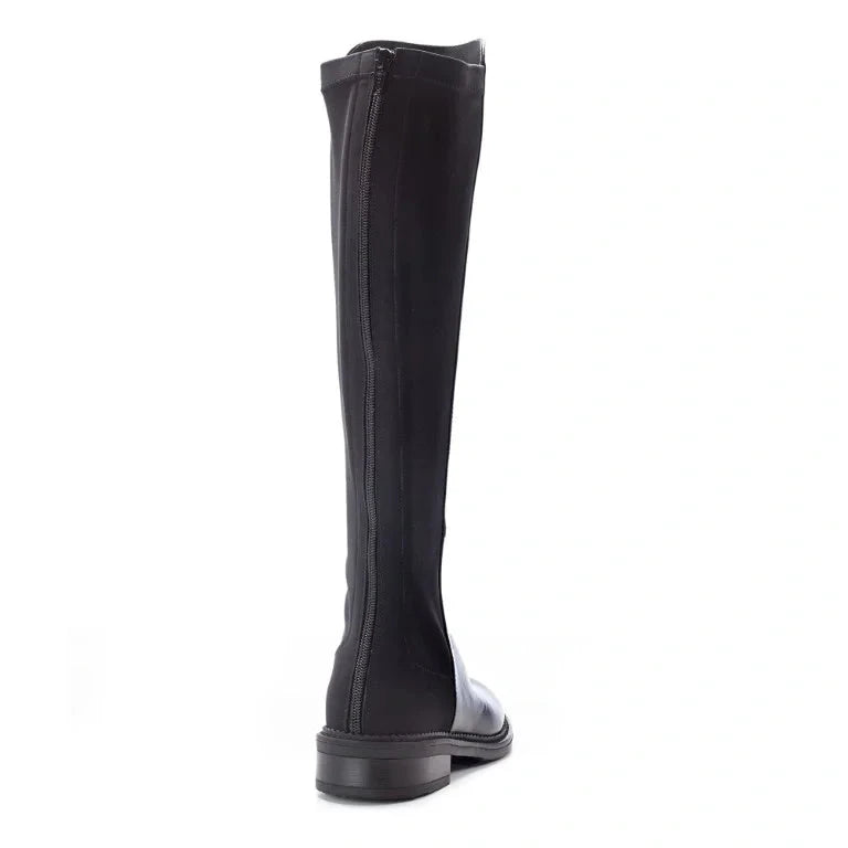 52024 - Black Soft Leather boots for Teen/Women by Pretty Ballerinas Pretty Ballerinas