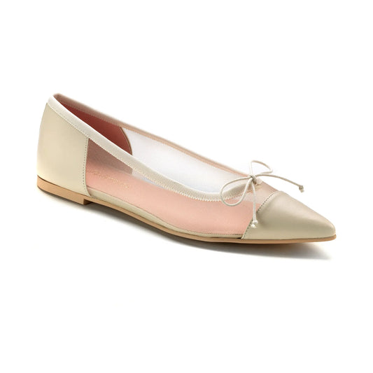 Elegant Pearl Net Shoe Dressy for Teens