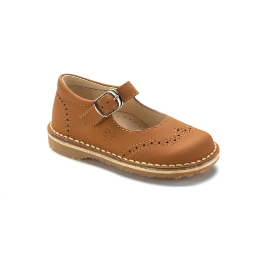 558 Tan Sahara Boys T Sandal Shoe crafted in Italy