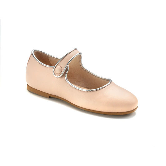 M87 Pink Leather Girls Mary Jane shoes