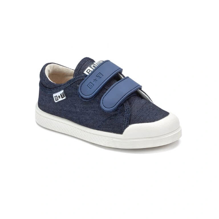 Image of Scratch denim baby sneaker, suitable for boys and girls