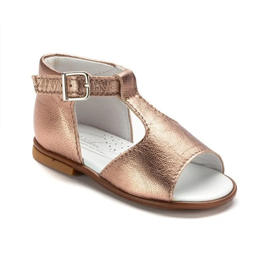Yiyi Gold Rose Toddler Strap Sandal Made in Spain