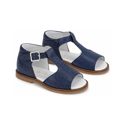 Navy Soft Leather Strap for Toddler by Beberlis