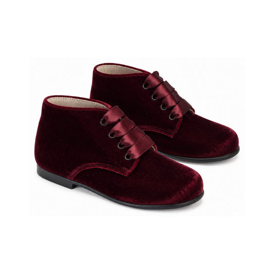 Bordo Velvet Lace for Toddler by Beberlis