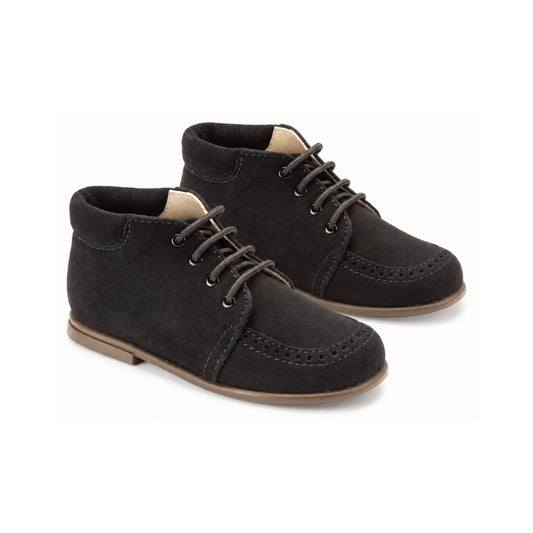 Black Suede Toddler High Shoe