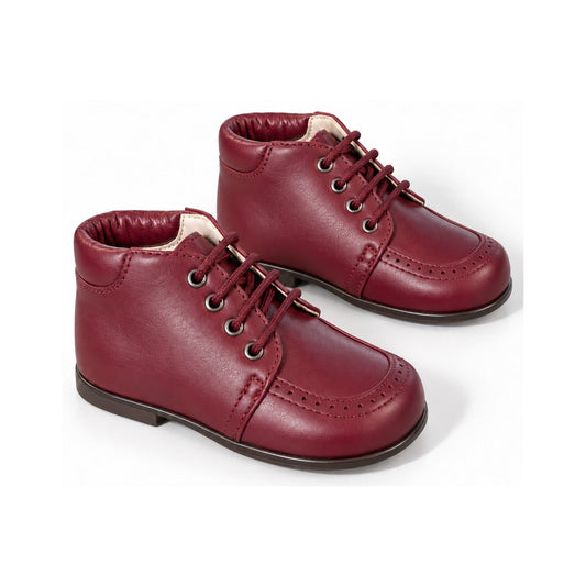 Bordo Leather Toddler Baby High Shoe