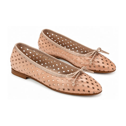Nude Soft Leather Flats for Girl/Teen/Women by Beberlis