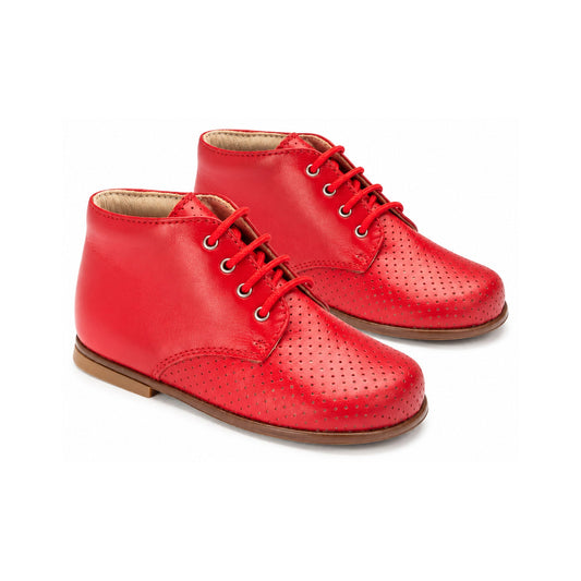 Red Leather Summer High Top for Toddlers