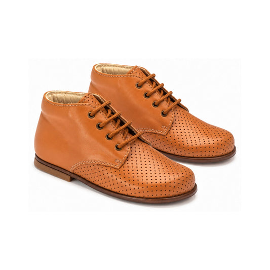 Tan Leather Summer High Top for Toddlers