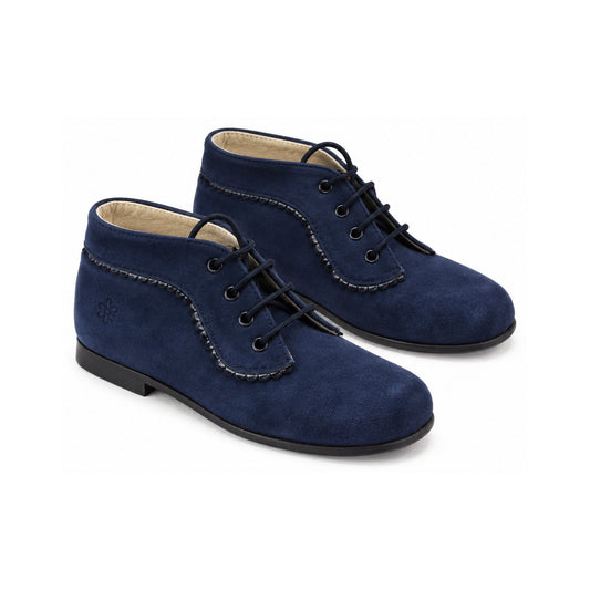Blue Suede Toddler High Top