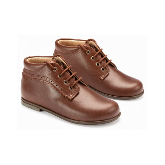 Brown Leather Baby High Top