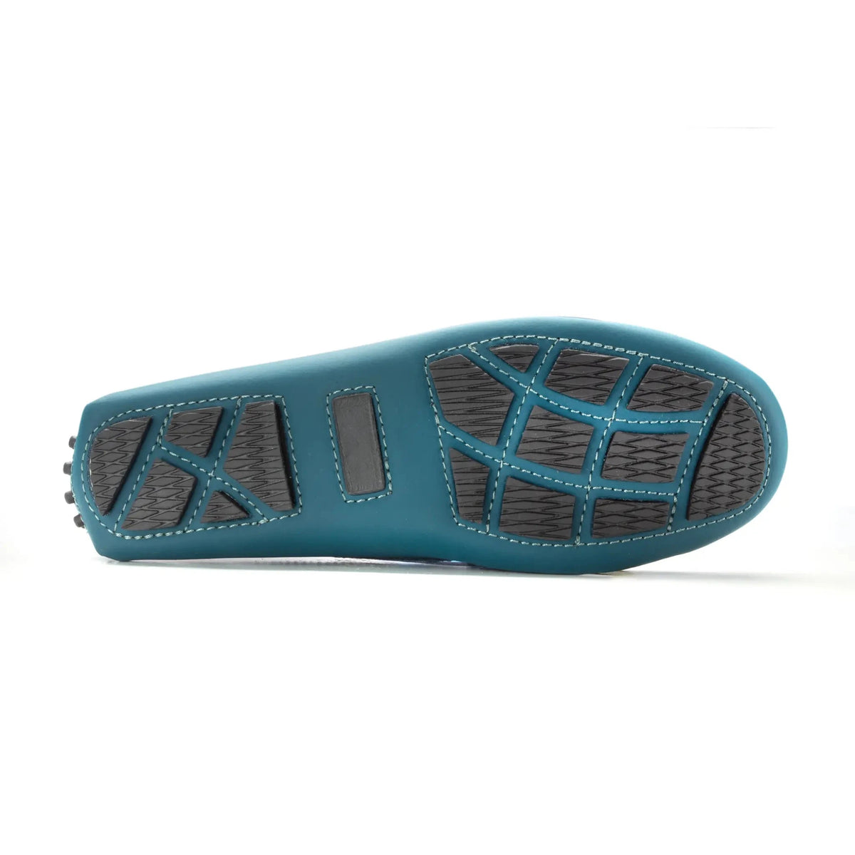 2699 - Petrol Blue Sahara Girls Mocassin London Kids