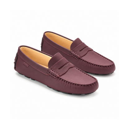 2582 - Bordo Sahara Girls Mocassin Loafer
