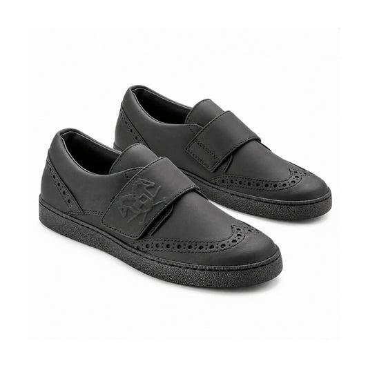 884 - Black Sahara Boys Sneaker Casual Shoe