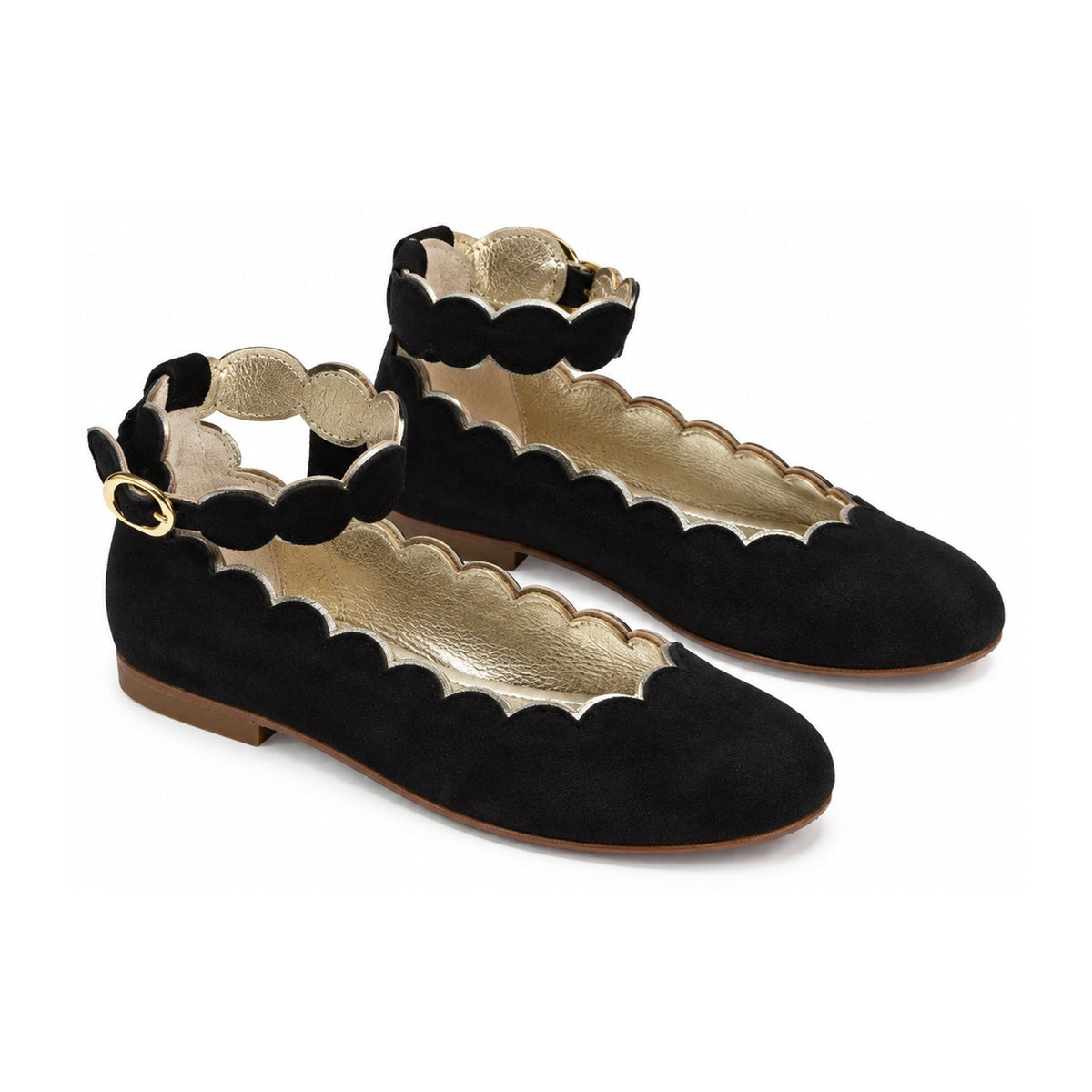 Black Suede Strap for Girl by Galluci